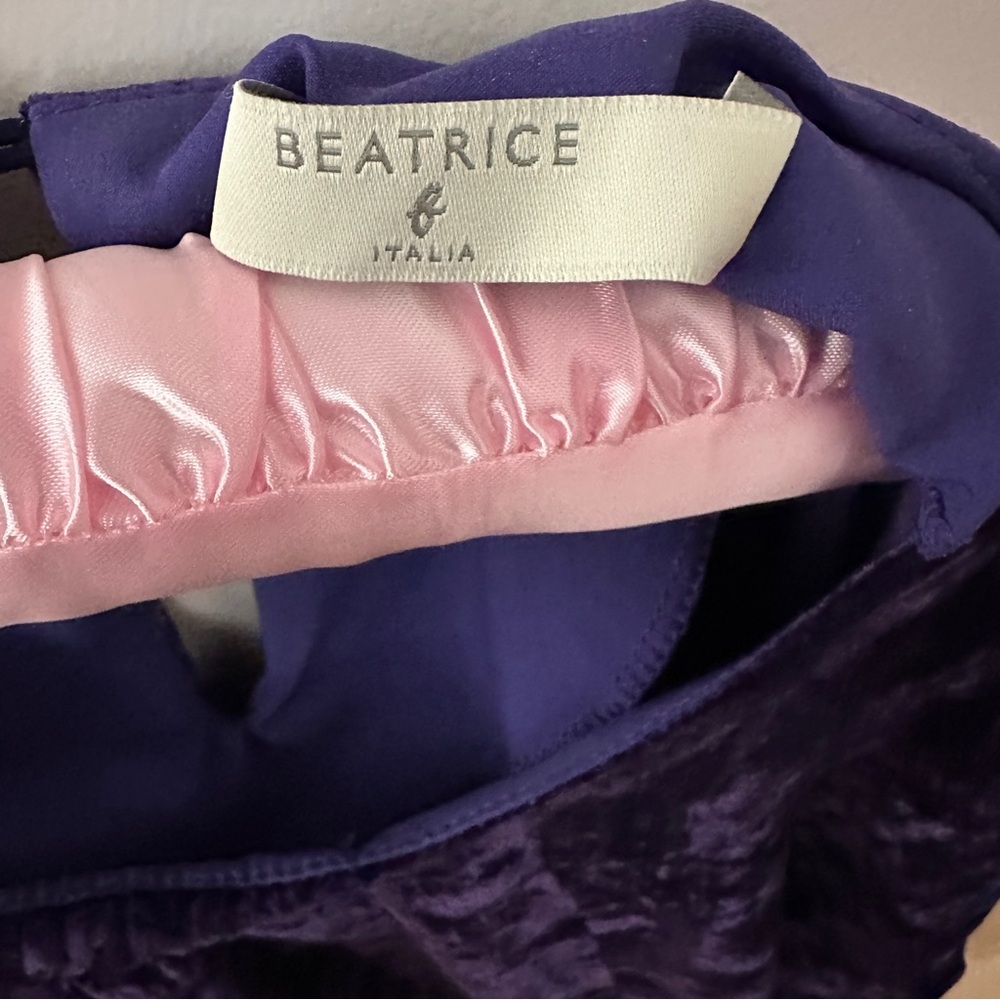 Velvet Top in Purple